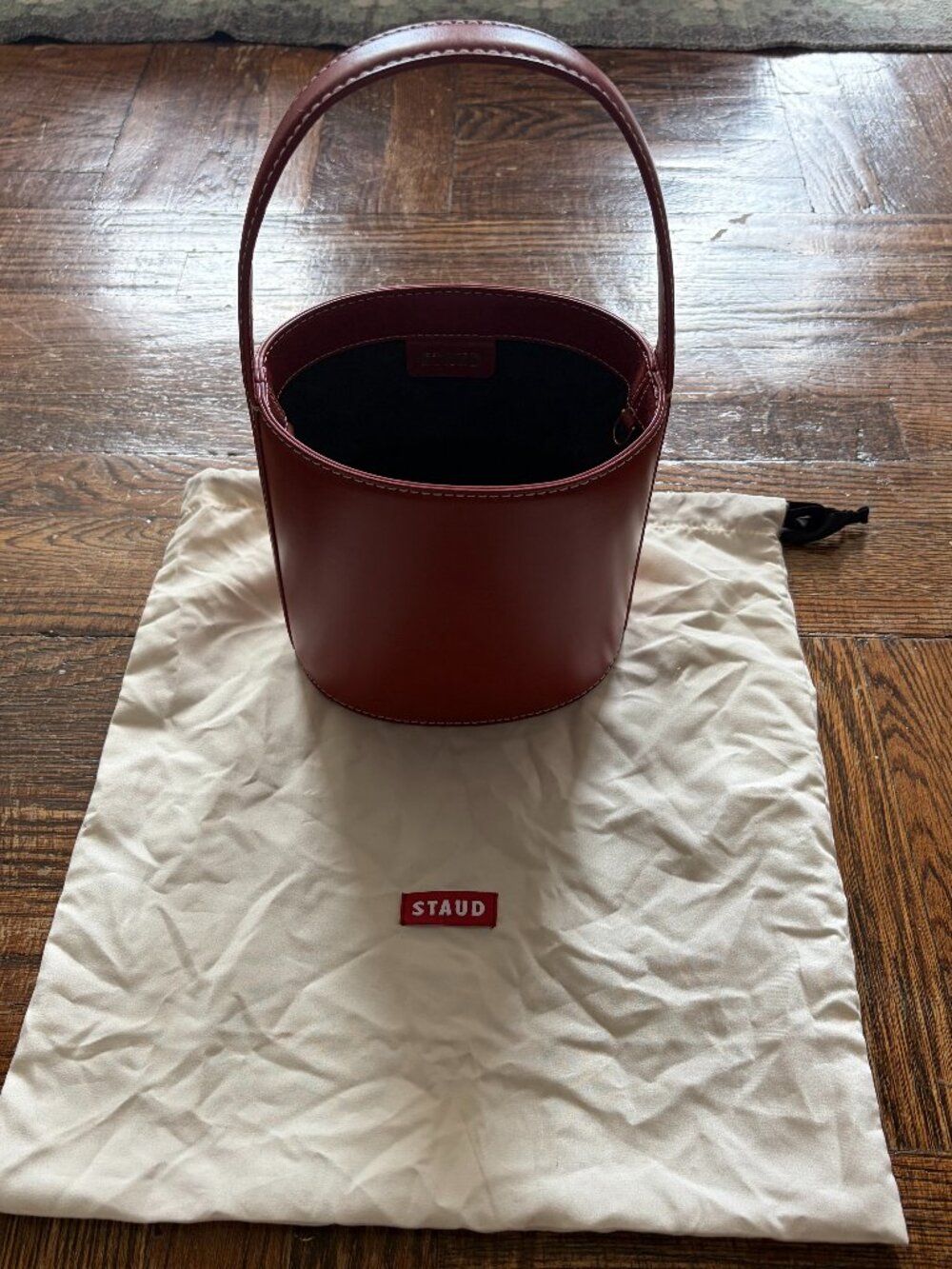 Staud Bucket Bag - Cognac